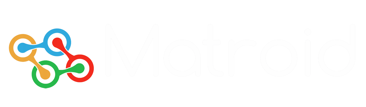 Matroid white logo